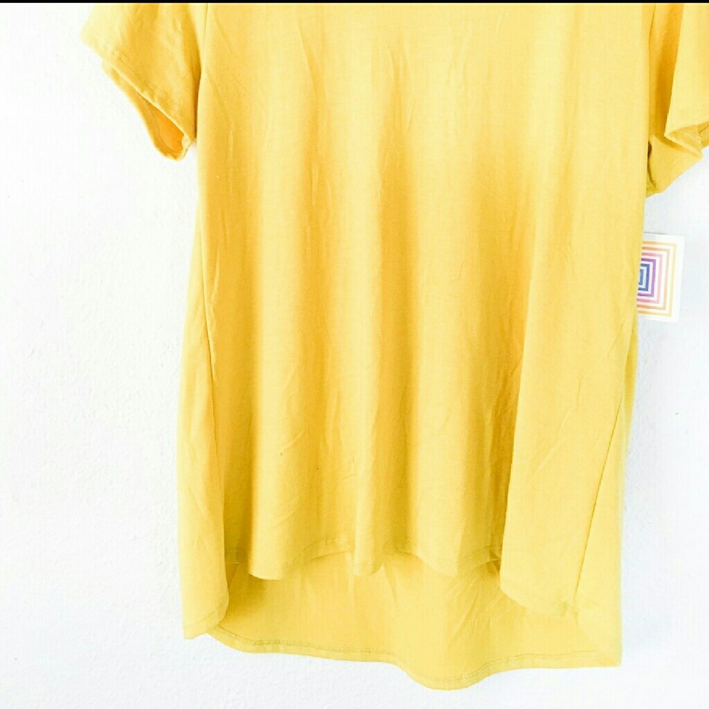 Yellow classic T Lularoe Large