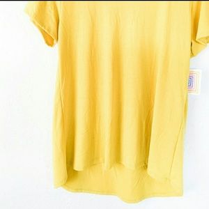 Yellow classic T Lularoe Large
