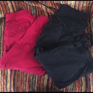 🚨DONATING 4/25🚨Bundle of Two Cargo Capris