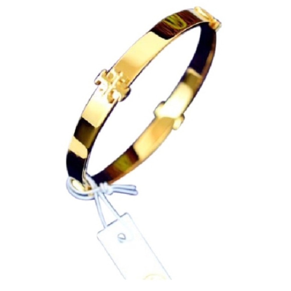 SOLD NWT Tory Burch Logo Bangle in Gold