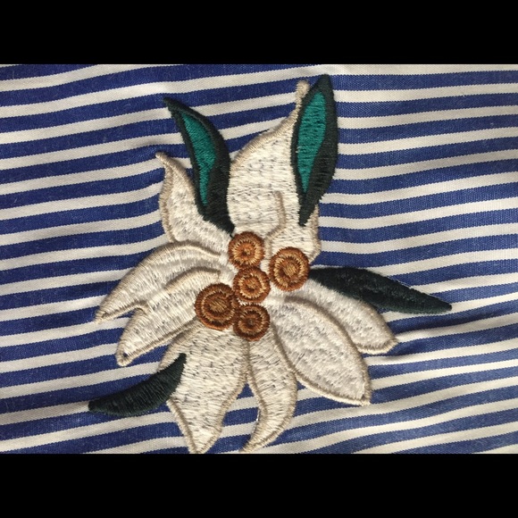 Embroidered striped Blouse - Picture 4 of 4