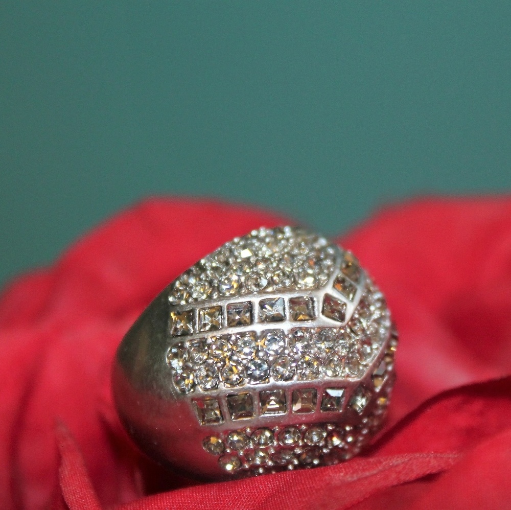 Stunning Crystal Rhinestone Lia Sophia Ring