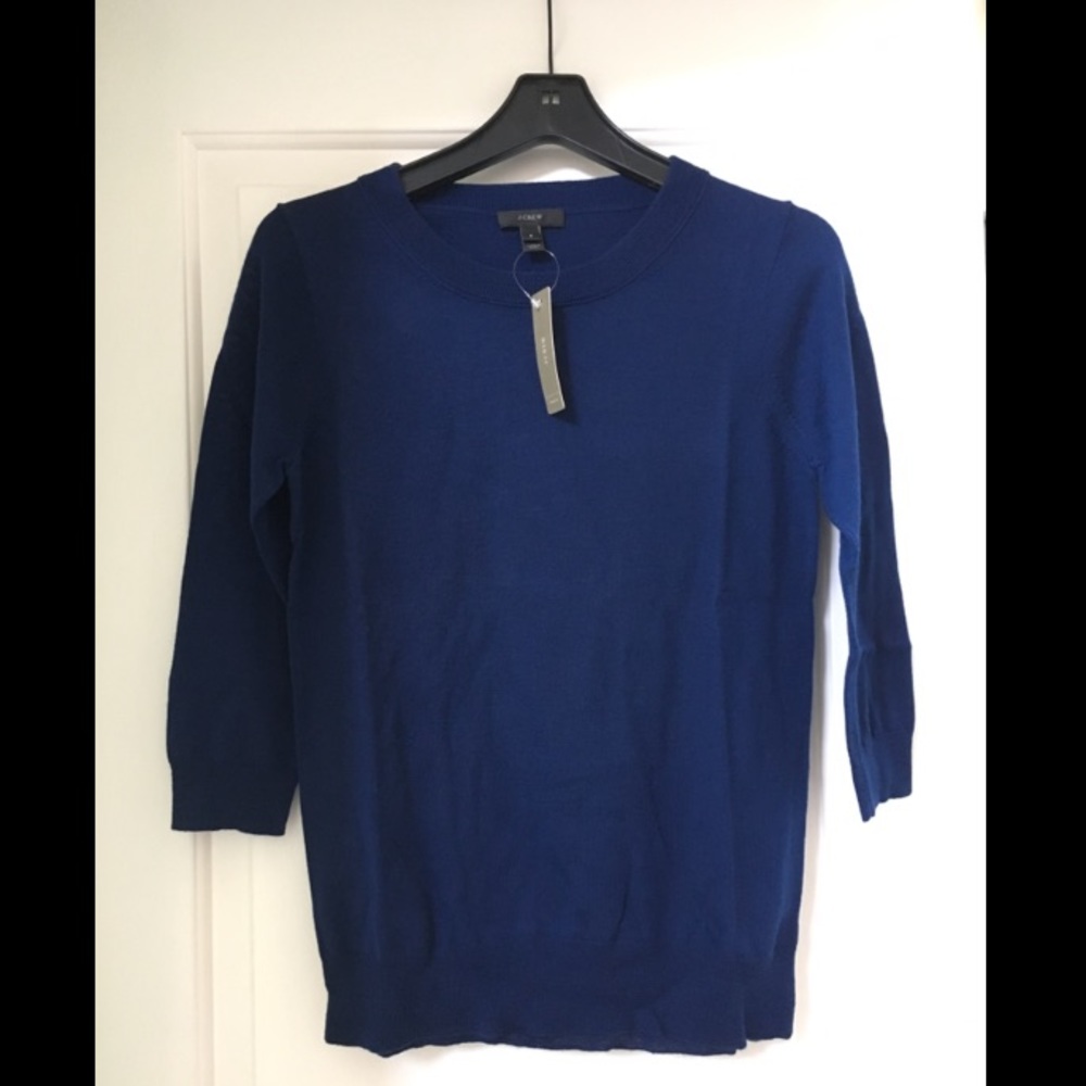 J. Crew Navy Blue Tippi Sweater