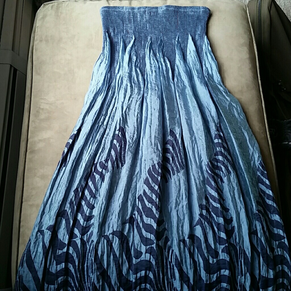 Strapless dress/skirt