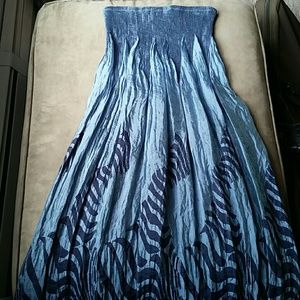 Strapless dress/skirt