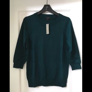 J. Crew Green Tippi Sweater