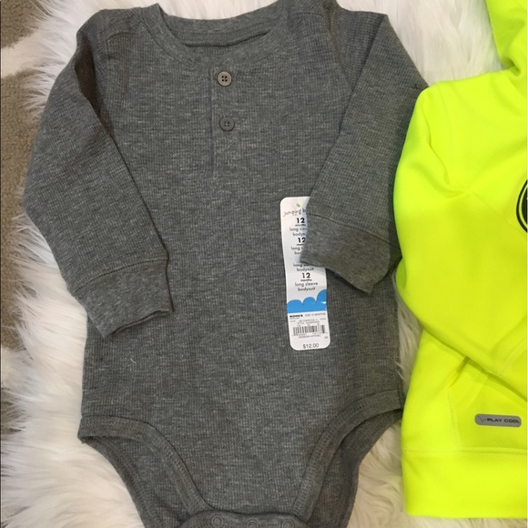NWT 2 Onesies & Hoodie 12M - Picture 2 of 4