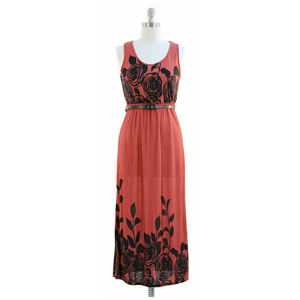 SALE!!! NWT Belted Maxi Dress