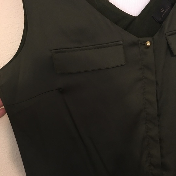 Worthington green sleeveless dress - Picture 4 of 5