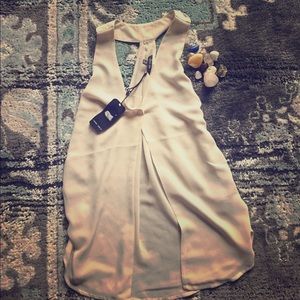 Naked Zebra open front blouse