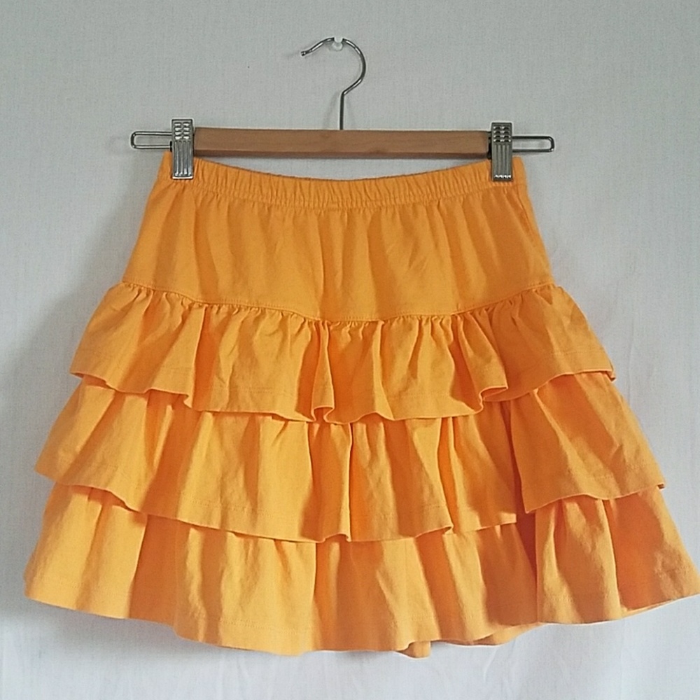 Hanna Andersson Girl's Three Tiers Skater Skirt