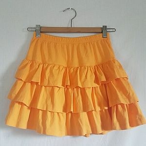 Hanna Andersson Girl's Three Tiers Skater Skirt