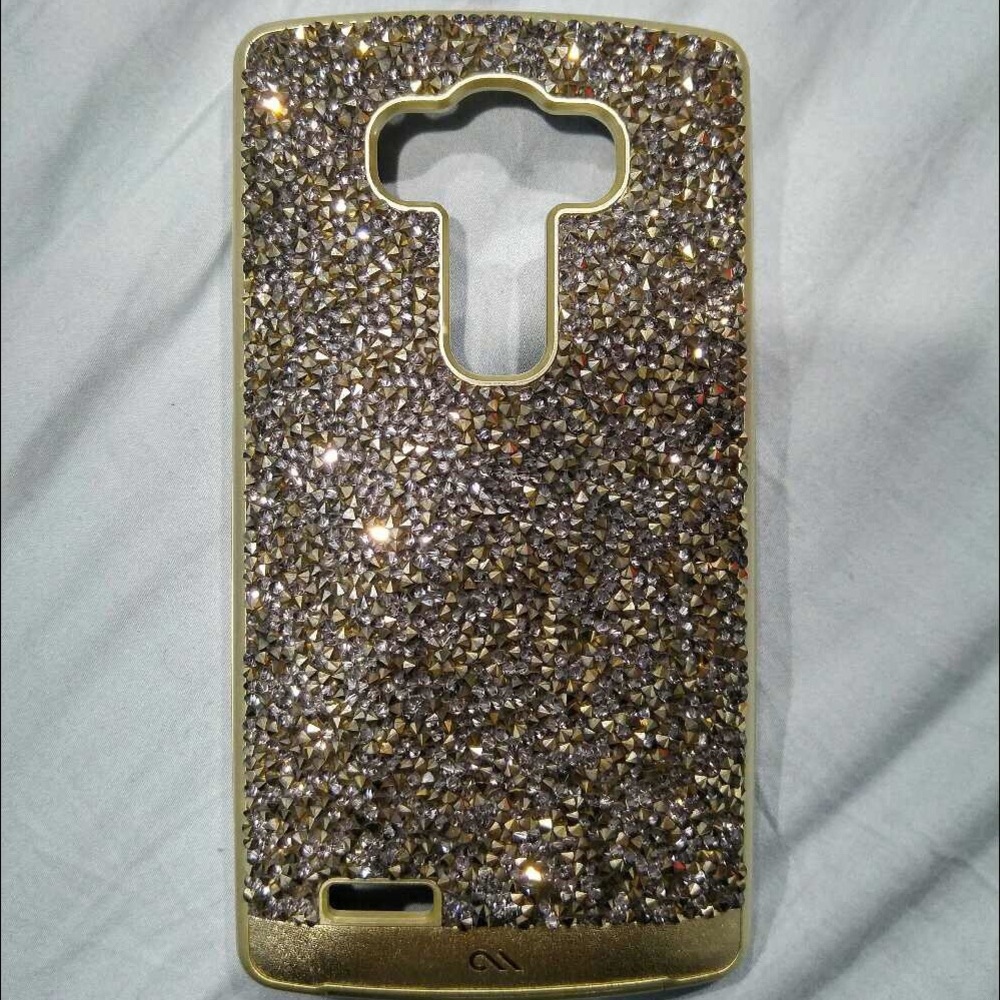 NWOT Case-Mate Champagne Brilliance Phone Case