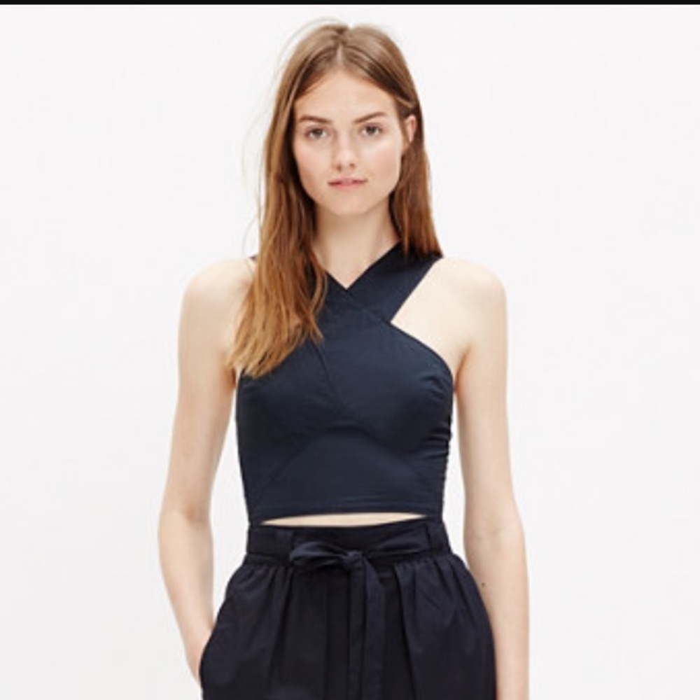 NWT Madewell Cross Body Crop Top
