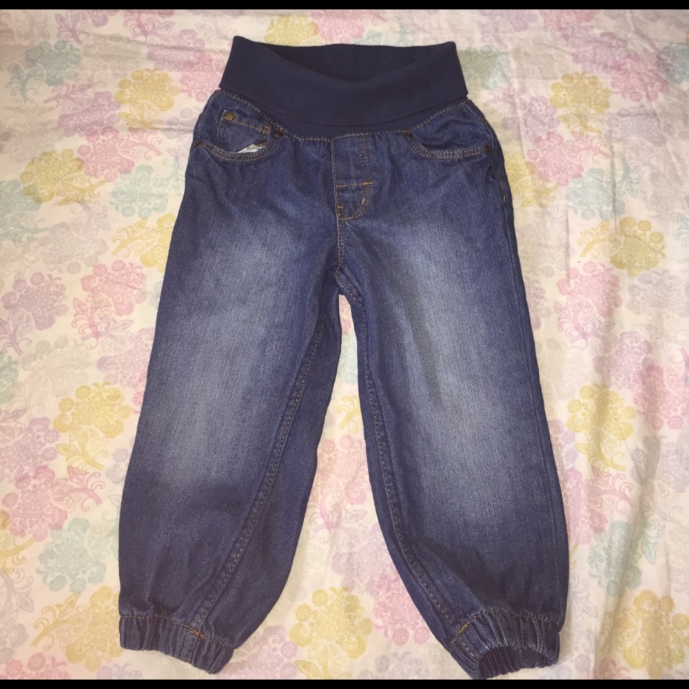 H&m baby girl pull on denim jeans