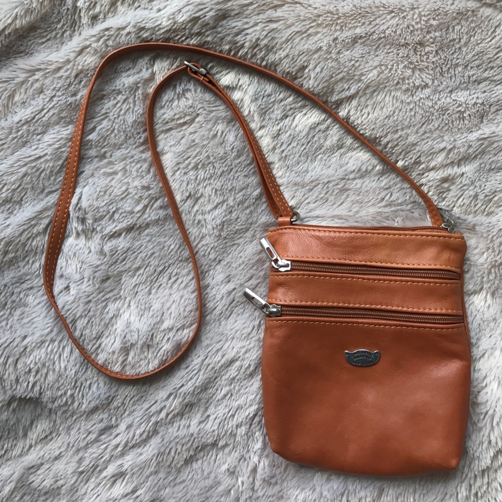 Genuine Italian leather satchel
