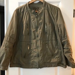 Michael Kors army green jacket