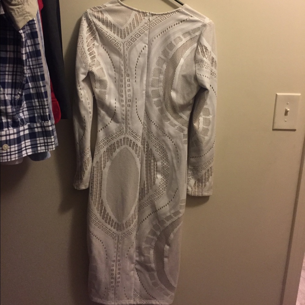 White L/S dress