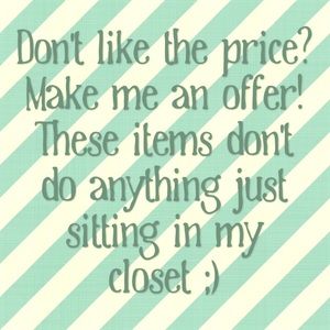 Give me your offers!!