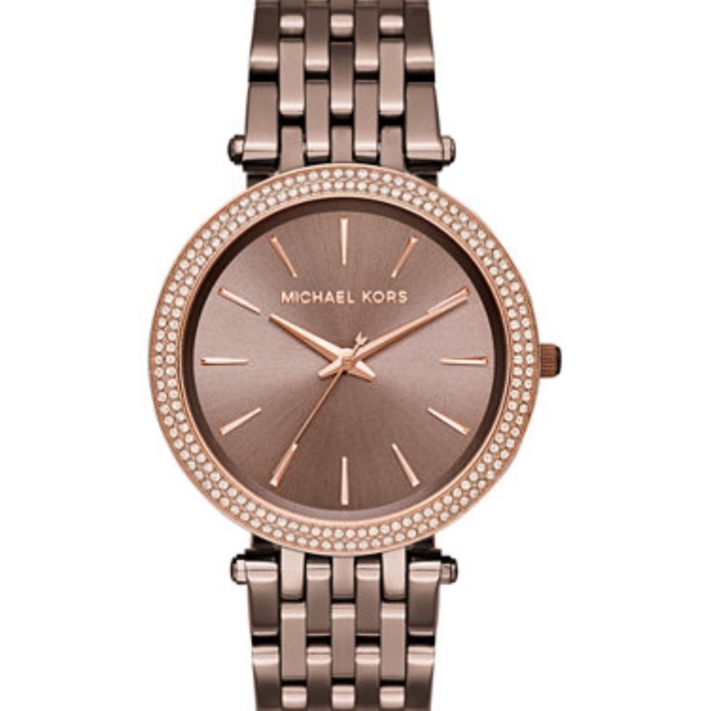Gently used "darci sable" Michael Kors watch