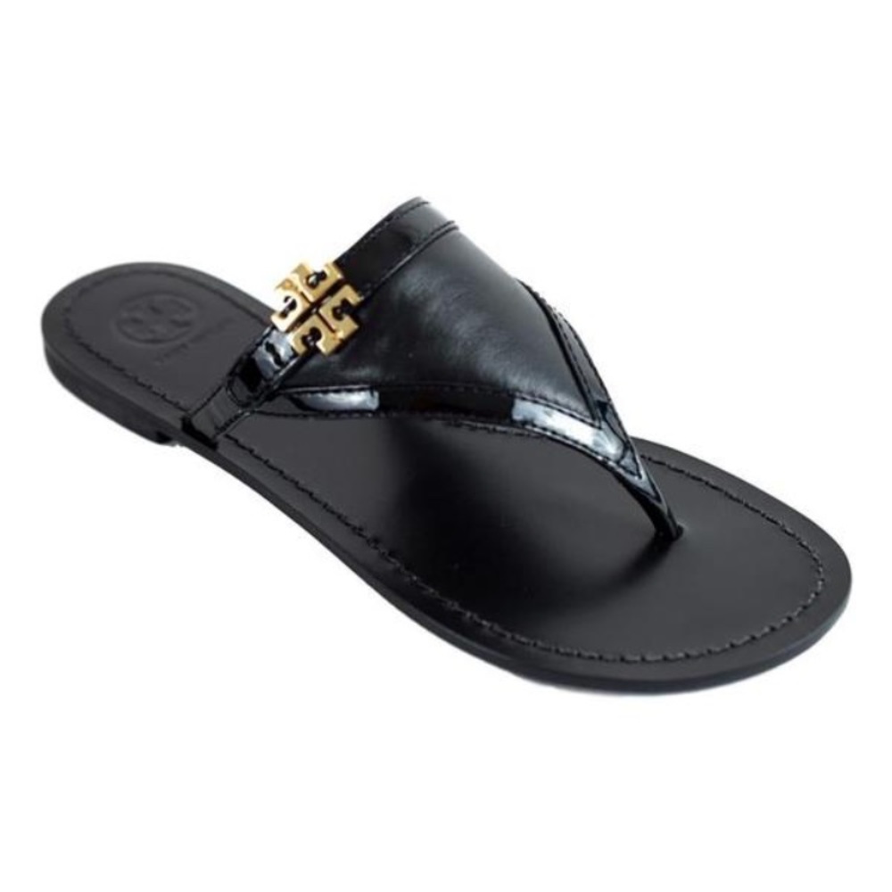 SOLD NIB Tory Burch Eloise Flat Thong Patent