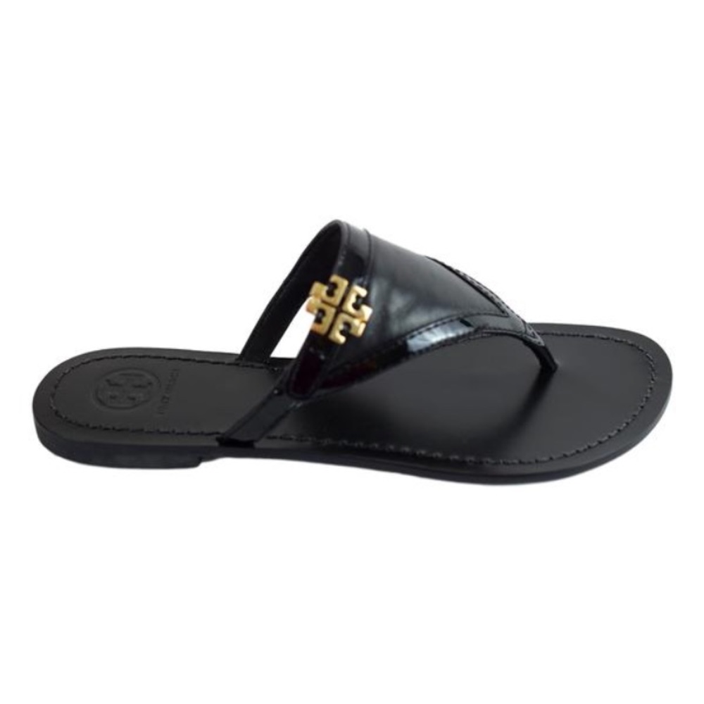 SOLD NIB Tory Burch Eloise Flat Thong Patent - Picture 2 of 8