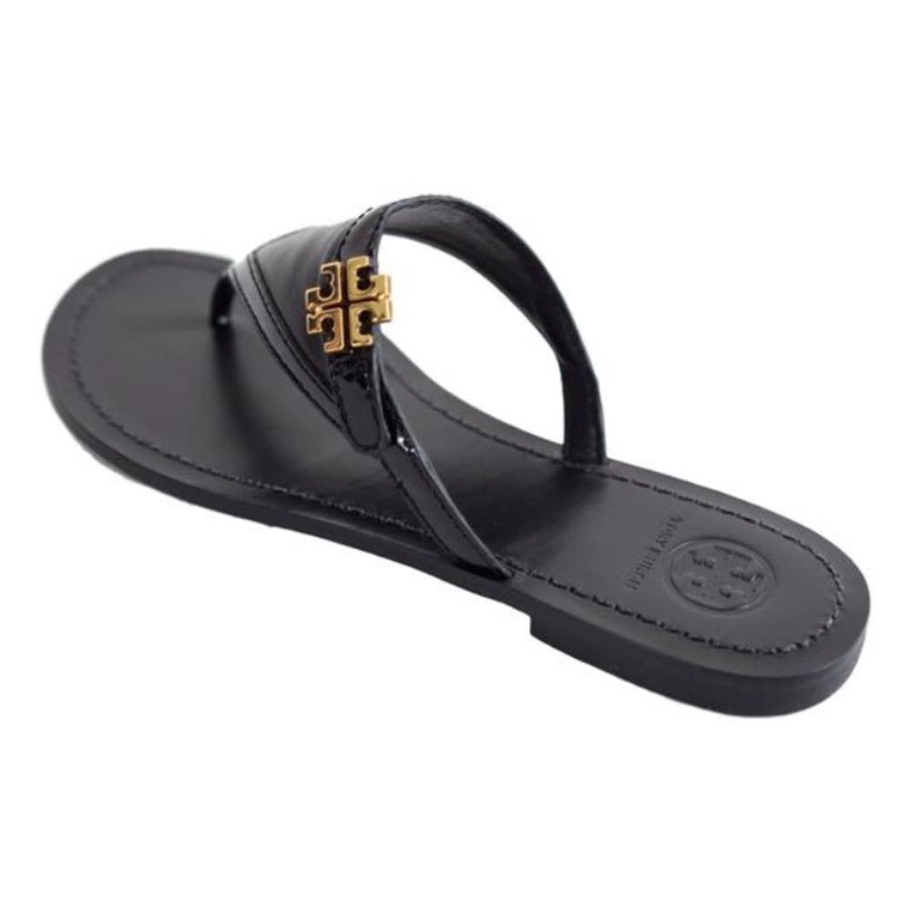 SOLD NIB Tory Burch Eloise Flat Thong Patent - Picture 4 of 8