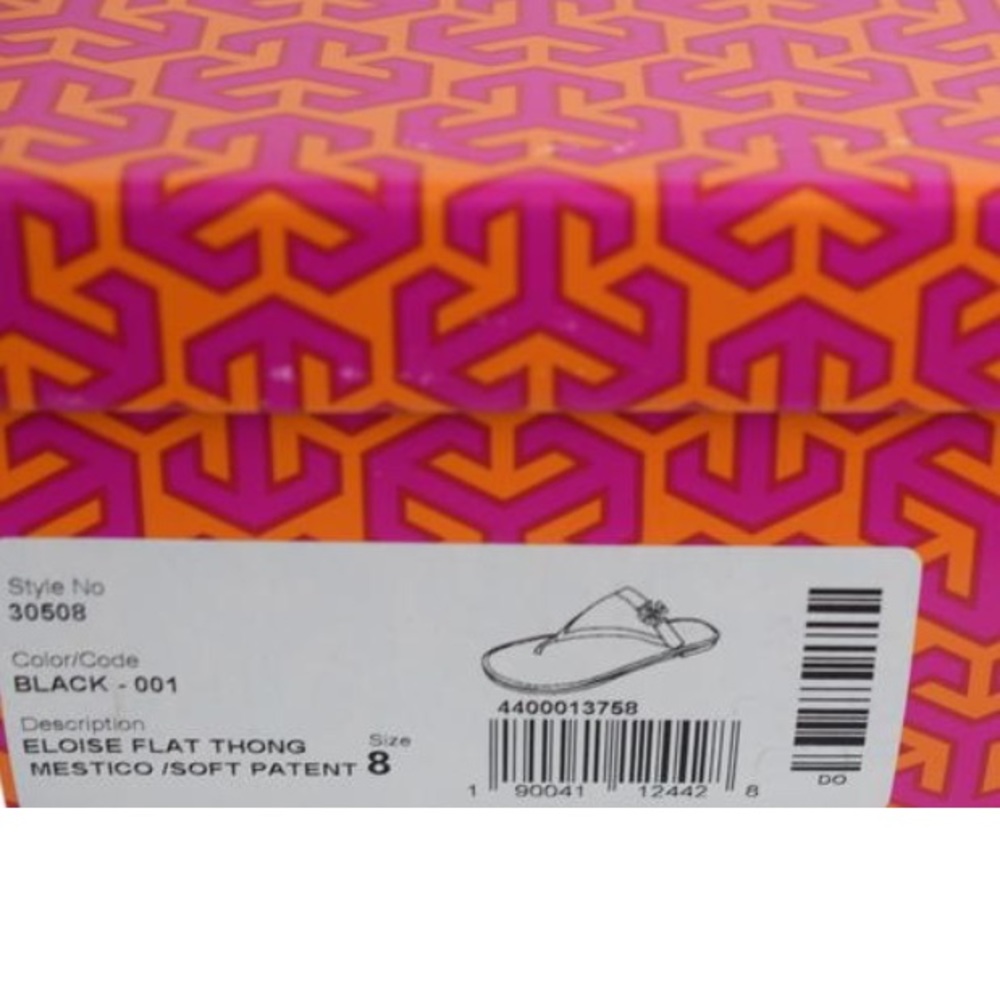 SOLD NIB Tory Burch Eloise Flat Thong Patent - Picture 8 of 8