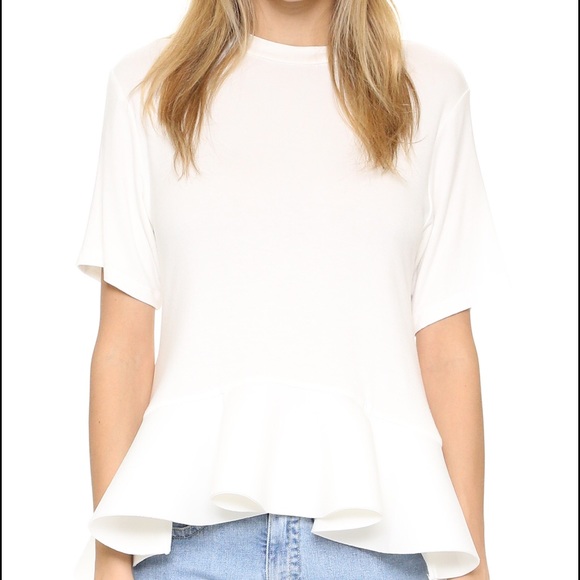 English Factory Tops - ShopBop English Factory Flounce Peplum Top