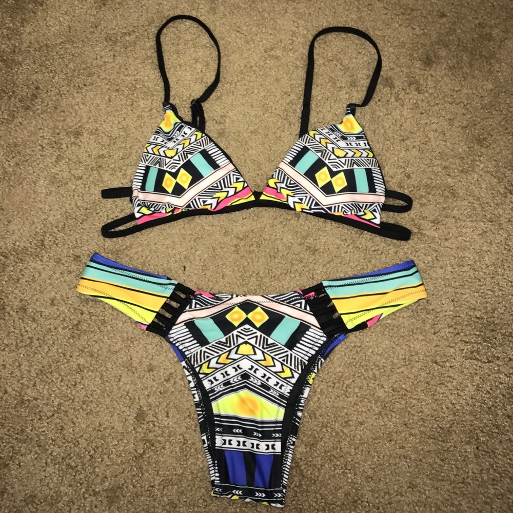 Colorful bikini