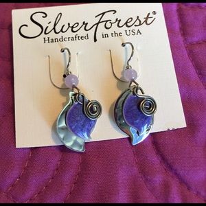 Silver Forest Silver Earrings. NWT.