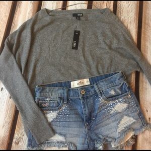 Grey a.n.a sweater NWT❣️
