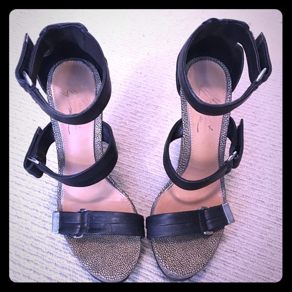 Badgley Mischka Strappy Sandal Wedges