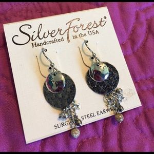 Silver Forest Earrings