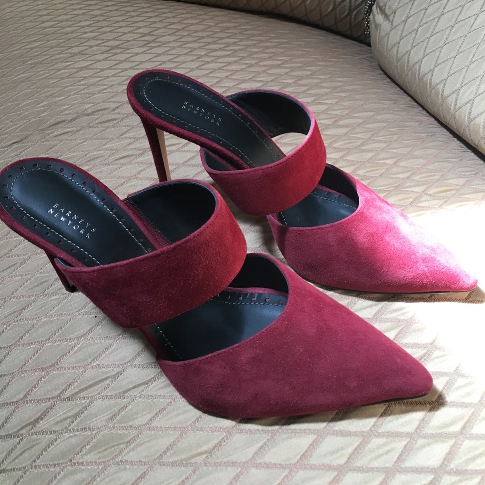 Barneys NewYork suede mules - Picture 2 of 6