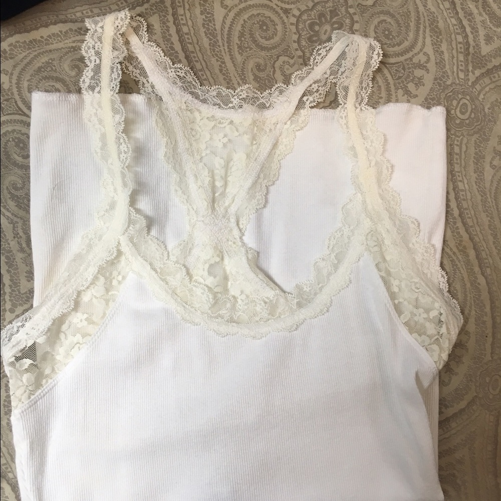 Abercrombie and Fitch lace tank top