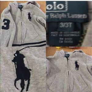 Ralph Lauren zip up hoodie