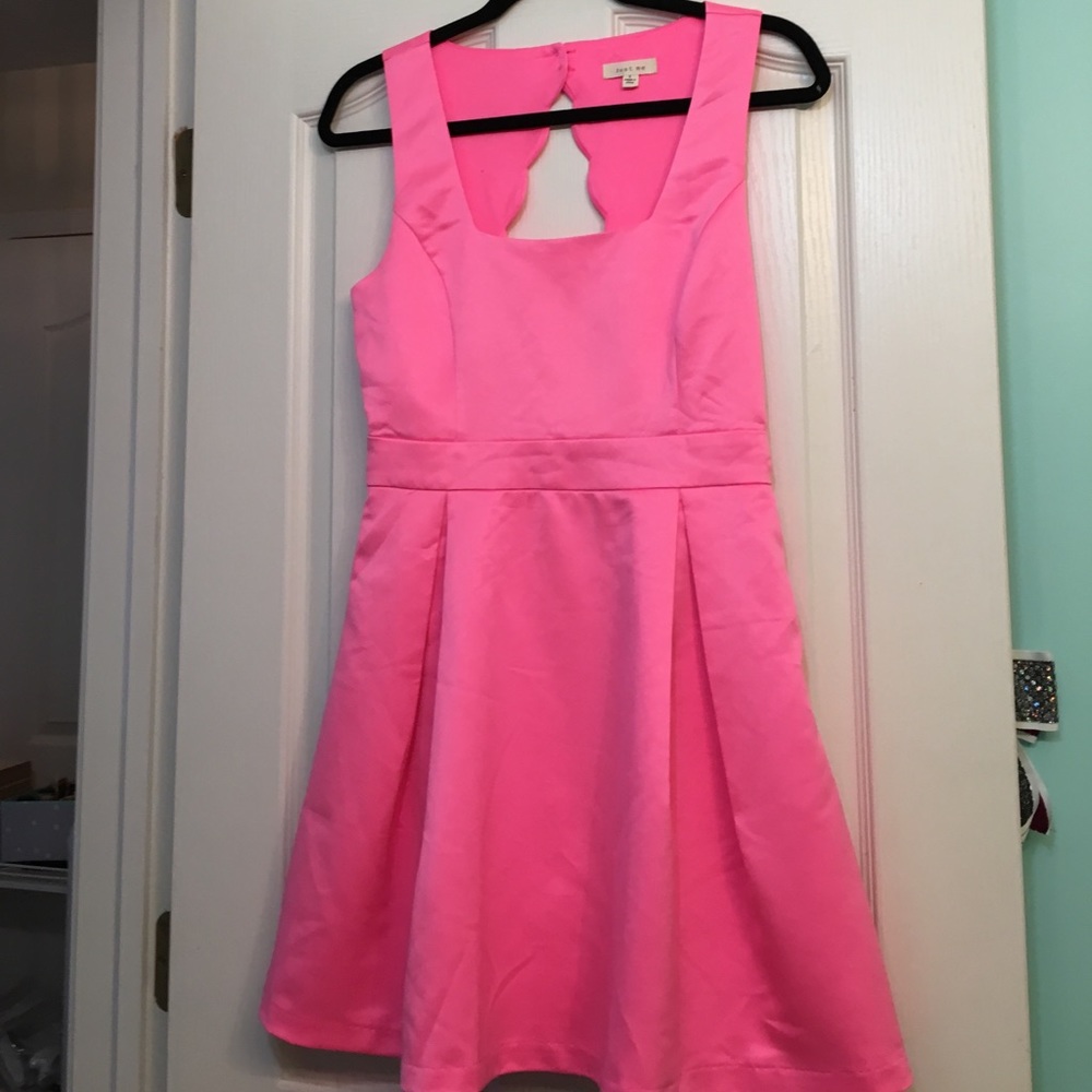 Pink Dress with Bow Back