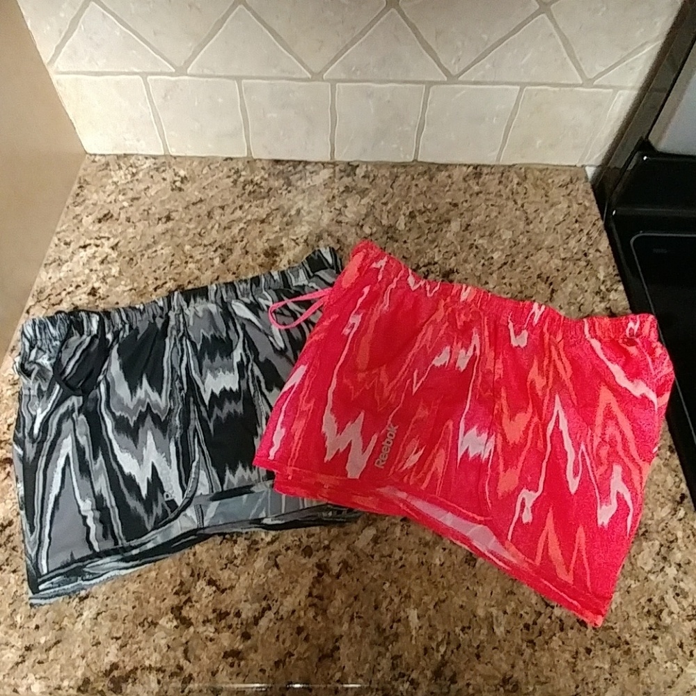 SOLD---Reebok running shorts.