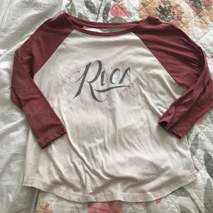 RVCA baseball tee