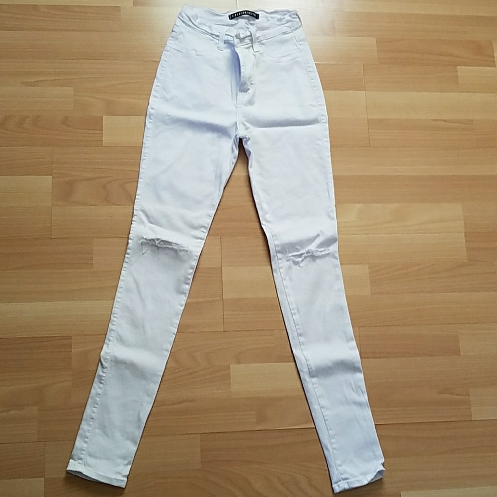 White jeans
