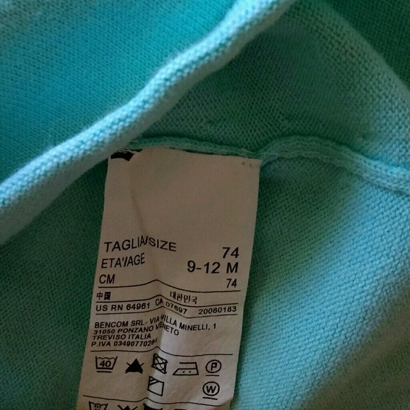 Donated colors of Benetton Toddler dress 9-12 m. - Picture 3 of 4