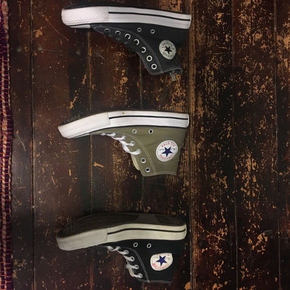 Three High Top Converse - Picture 1 of 5