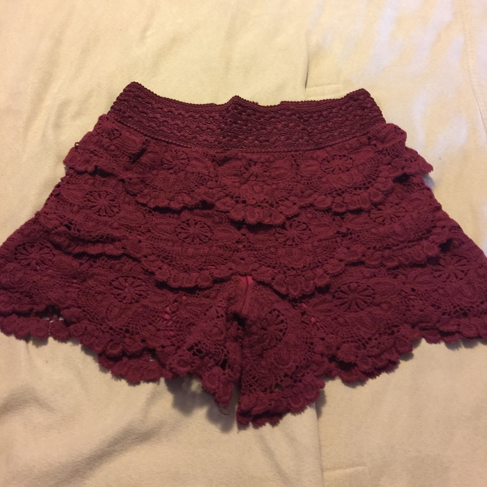 Lace shorts
