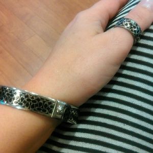 Coach bracelet and ring