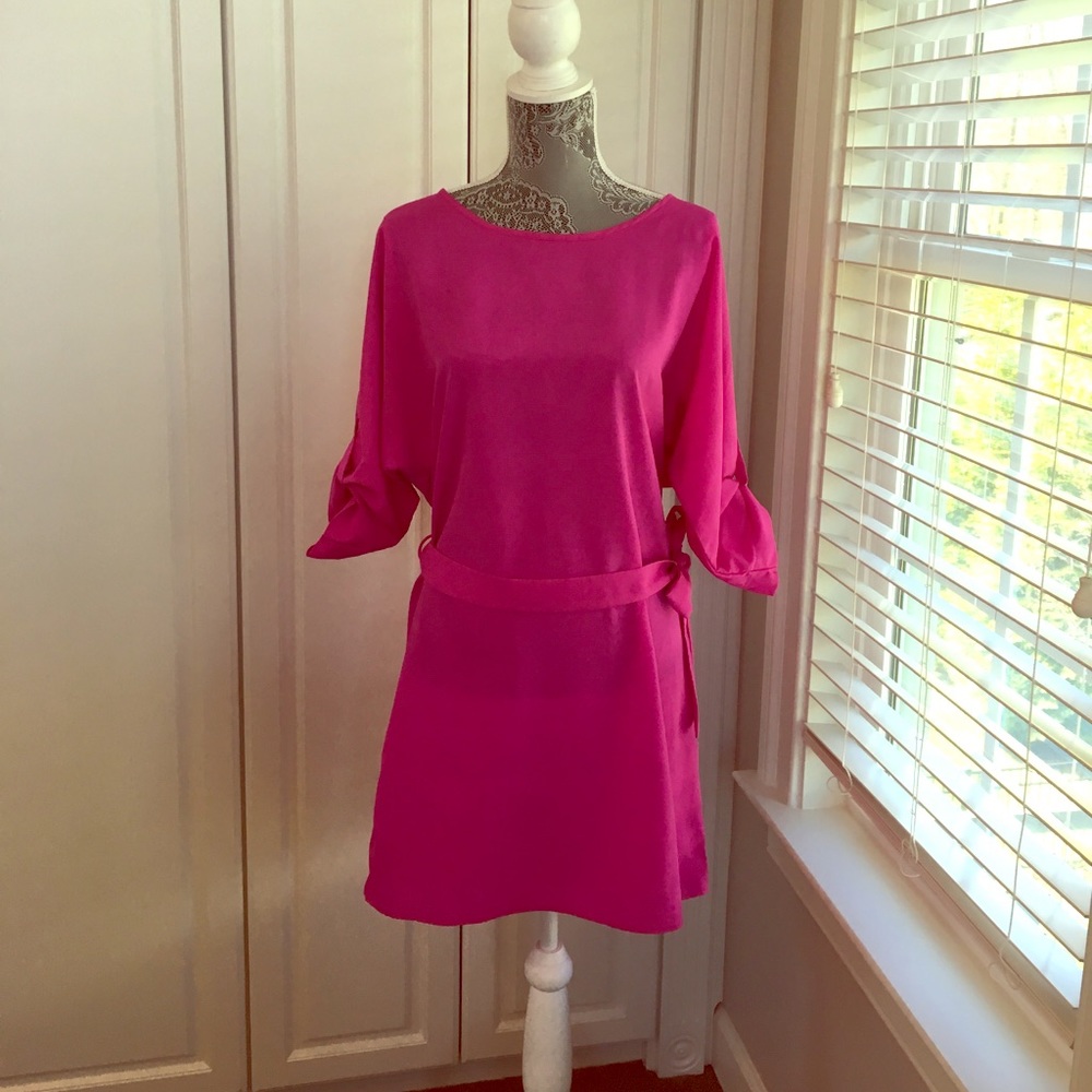 Eight Sixty pink dress sz L