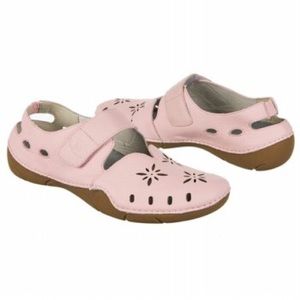 Propet Chickadee Walking Shoes Pink Leather 9