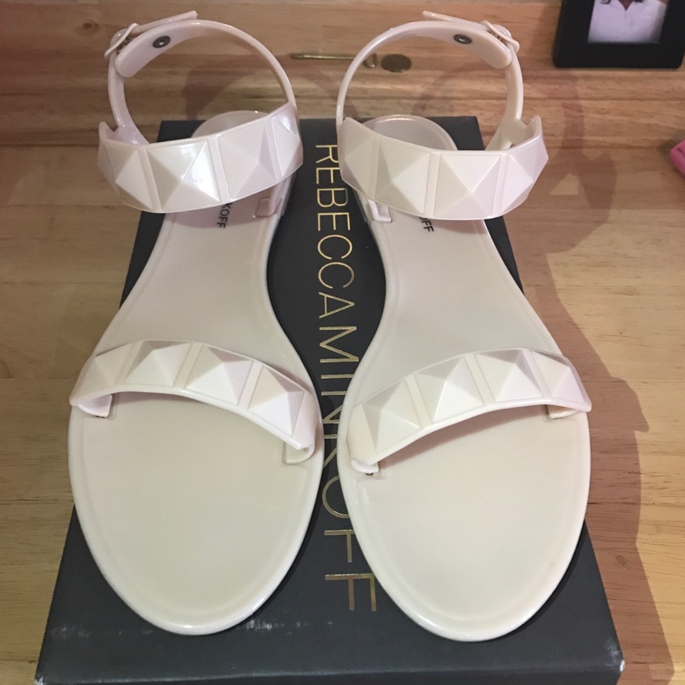 Studded jelly sandals