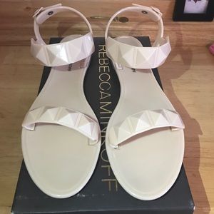 Studded jelly sandals