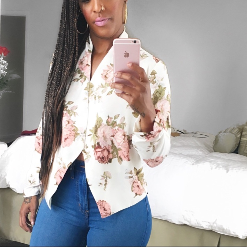Floral Blazer
